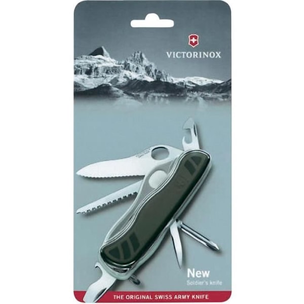 Køkken schweizerkniv - VICTORINOX - 0.8461.MWCHB1 - Rustfrit stål - Farve grøn, sort - 1 stk. grøn, sort