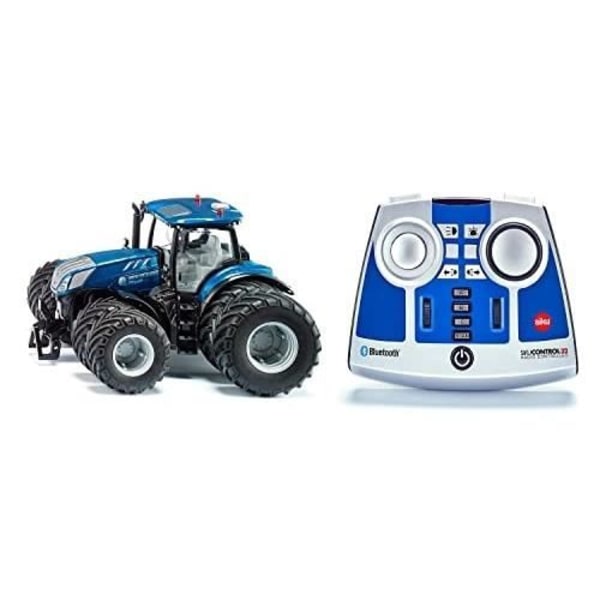 Radiokontrollerattu traktori - SIKU - New Holland T7.315 - Kaksinkertaiset renkaat - Bluetooth - Moduuli