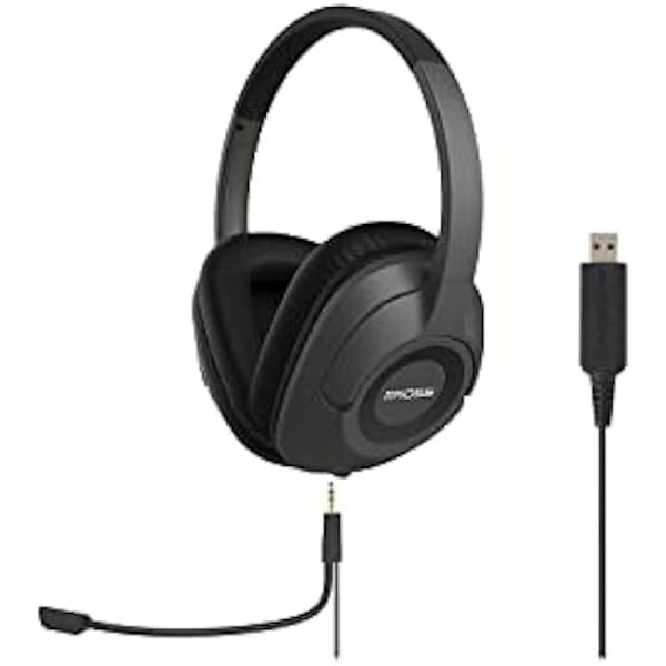 USB-viestintäkuulokkeet - KOSS - SB42 - integroitu mikrofoni - irrotettava johto - täyskokoiset original