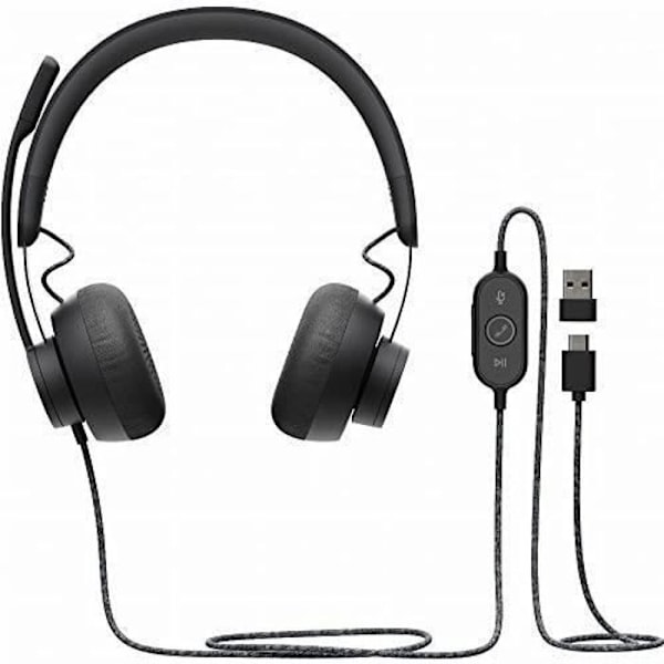 Logitech LOGI Bundle Zone -langallinen kuulokemikrofoni + verkkokamera