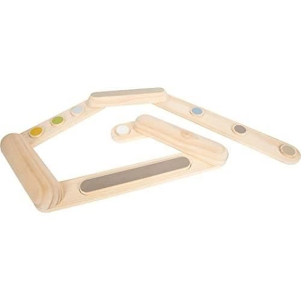 SMALL FODS ADVENTURE BALANCEBARER, BEVÆGELSESSPIL FOR BØRN moderne farver og naturligt træ