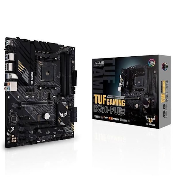 Moderkort - ASUS - TUF Gaming B550-PLUS - AMD B550 - AM4 Plads ATX