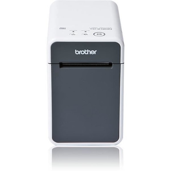 BROTHER P-Touch TD-2120N etiketter - sort / hvid - termisk - USB / Ethernet