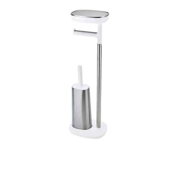 Toiletpapirholder - Joseph Joseph - EasyStore Plus - Rustfrit stål - Med hemmeligt rum - Hvid