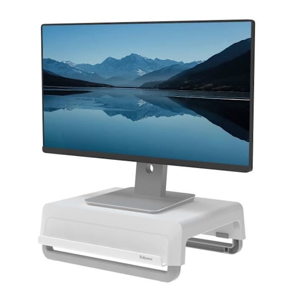 Support Moniteur - Fellowes - Breyta - Hvid - 3 Højdeindstillinger - Ergonomisk