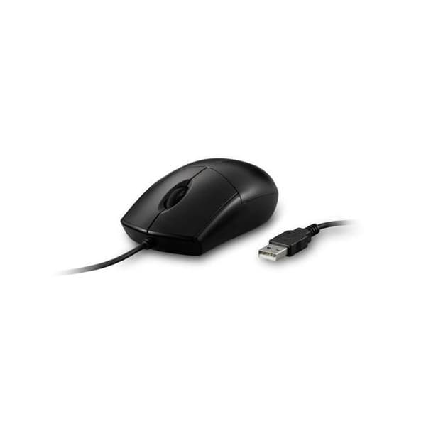 Tvättbar Trådbunden Mus - PRO FIT - Svart - 3 Knapp - USB - Optisk