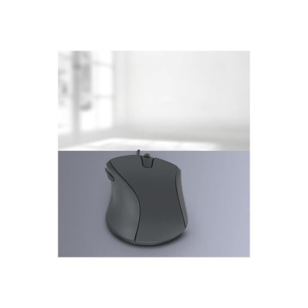 SPEEDLINK AXON Lydløs og antibakteriel 5-knaps optisk mus med ledning USB sort