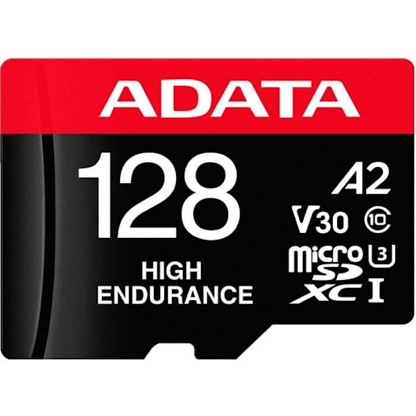 ADATA Hukommelseskort AUSDX128GUI3V30SHA2-RA1 128 GB MicroSDXC Klasse 10 UHS-I Flash-hukommelse