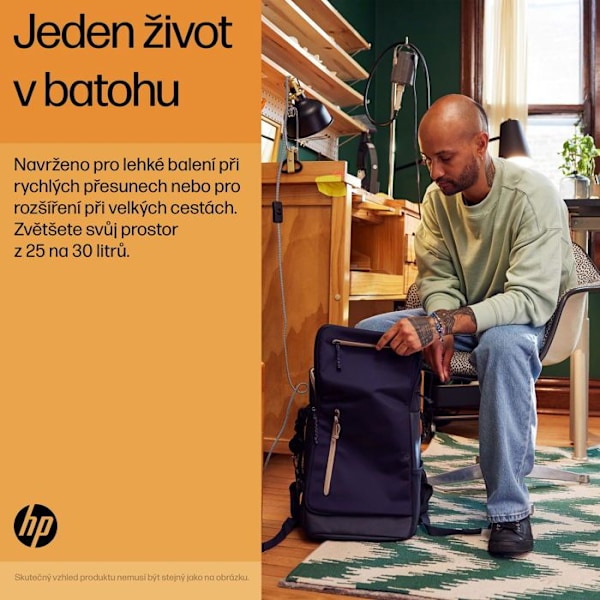 HP Rejsetaske 25l til bærbar computer Blå Nat 15.6