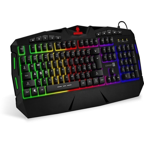 CONNECT IT Tastatur BIOHAZARD, sort Sort
