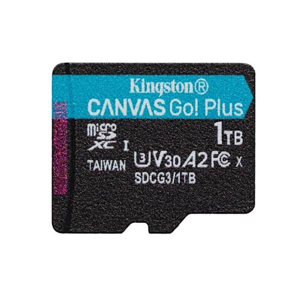 Kingston Canvas Go Plus 1 Tt microSD-kortti - 170 Mt/s lukunopeus - Luokka U3/V30