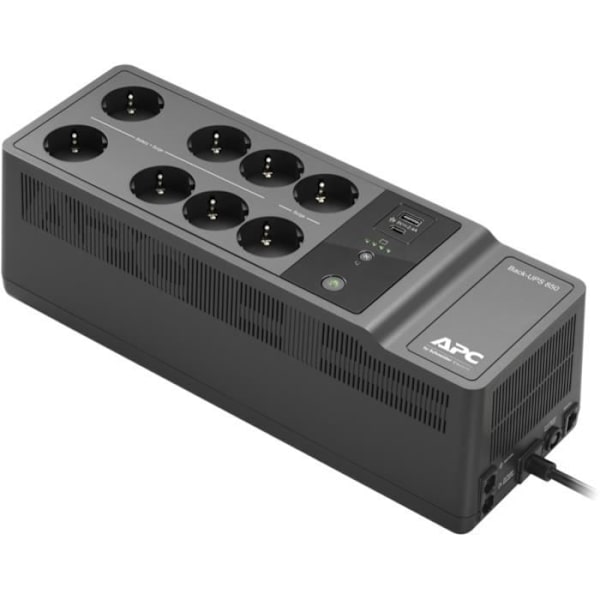 UPS - APC - BE850G2-GR - 520W - 850VA - Sort