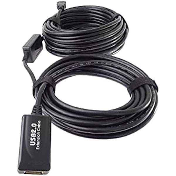 USB Förlängningskabel - PremiumCord - 15 m - USB A Hon till A Hane - Hög Hastighet - Aktiv med Repeterare
