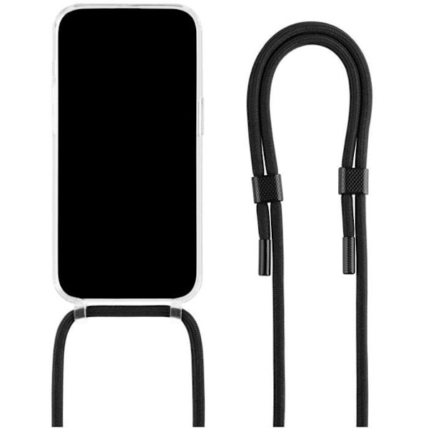 FIXE MagPure Neck med sort håndledsrem til Apple iPhone 16 Pro