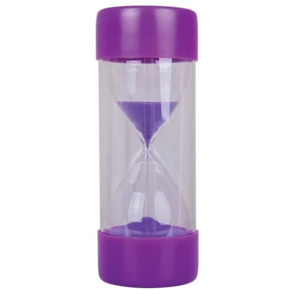 Timeglas - Bigjigs Legetøj - 15 minutter - Barn - Unisex - Lilla Lilla