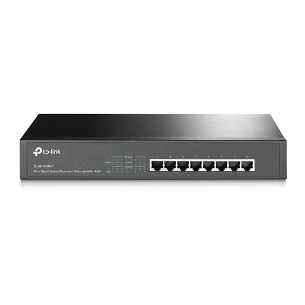 TP-LINK TP-LINK TL-SG1008MP 8-portars Ethernet-switch - 2 lager stöds - Twisted Pair