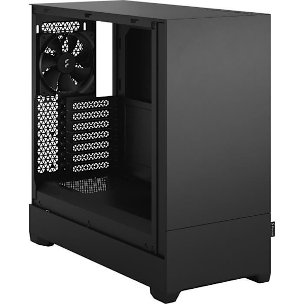 PC etui - FRACTAL DESIGN - Pop Silent Black TG - Sort (FD-C-POS1A-02) Sort