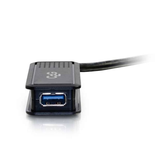 USB-kabelförlängning - C2G - USB Typ A (M) till USB Typ A (F) - 5 m - Svart