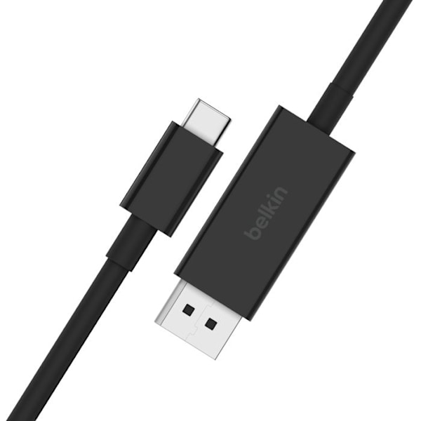 USB-C till DisplayPort-kabel - BELKIN - AVC014BT2MBK - 2m - HDCP 2.2 - Stöder HDR