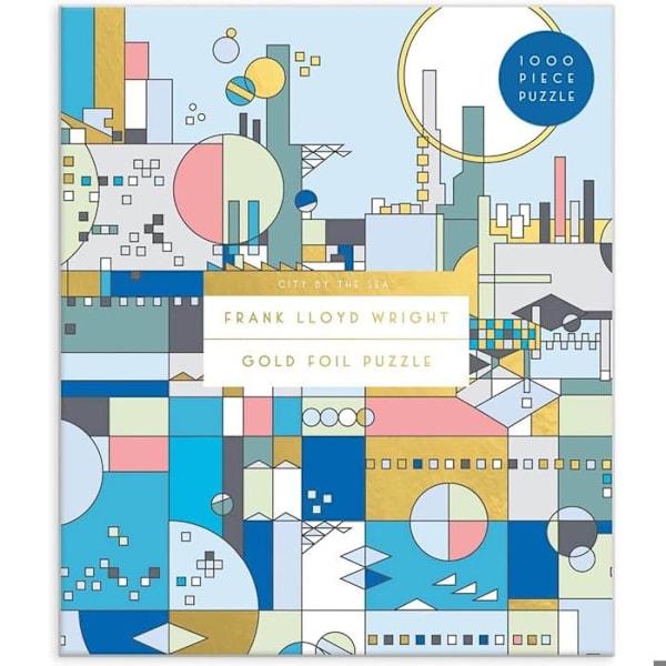 Puzzle med 1000 brikker: Frank Lloyd Wright, By ved havet
