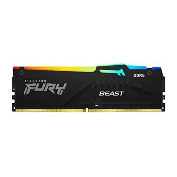 RAM Hukommelse KINGSTON 32GB DDR5 DIMM Kit2 FURY Beast RGB - 5600