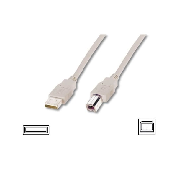 USB-liitäntäkaapeli - Digitus - Tyyppi A - Tyyppi B - 3,0 m