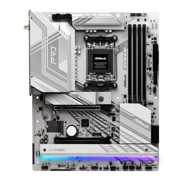 Emolevy - ASROCK - X870E Pro RS WiFi - Integroitu WiFi - DDR4 SDRAM - ATX