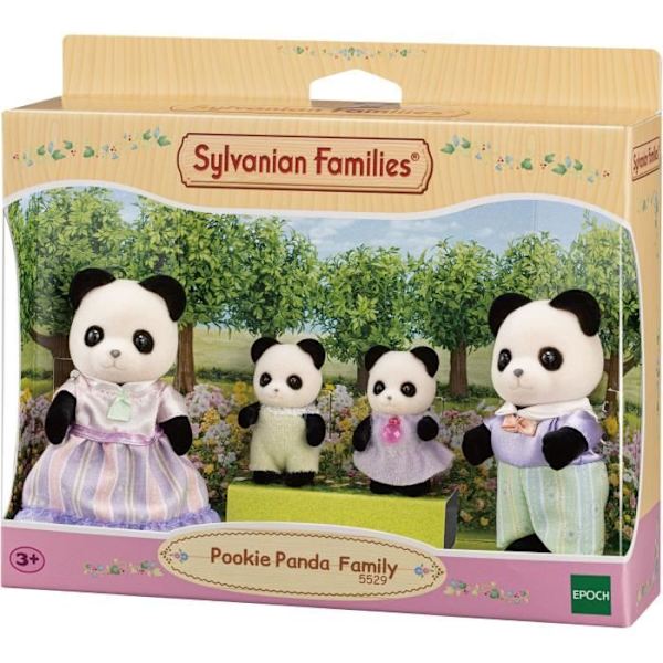 Sylvanian Familjer Pandafamiljen för barn - familjer Flerfärgad