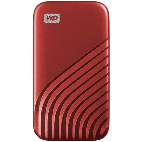 WD - Extern SSD-enhet - My Passport™ - 1TB - USB-C - Röd