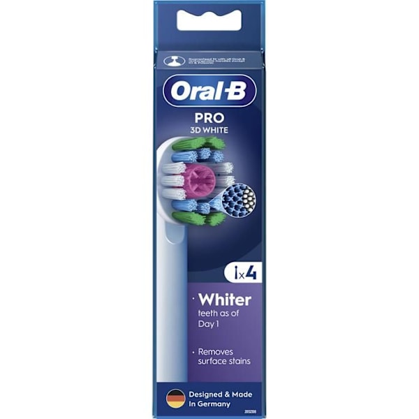 Oral-B Pro 3D White, 4 stk.