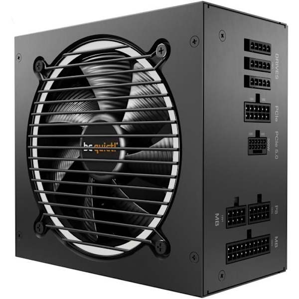 Mad - vær stille! - Pure Power 12 M - 550W - 80 Plus Gold - ATX 3.0, PCIe 5.0 Sort