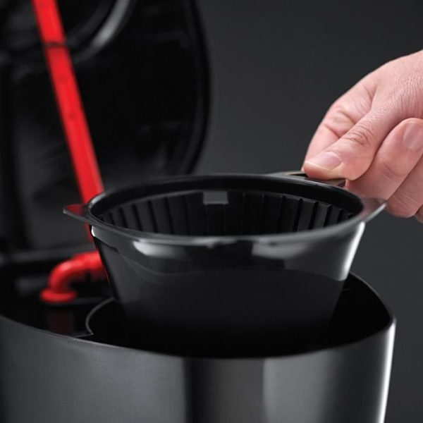 RUSSELL HOBBS 22620-56 suodatinkahvinkeitin - 1,25L - Himmeä ja kiiltävä rakenne - Musta