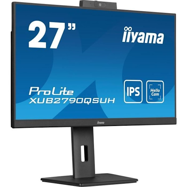 PC-näyttö - IIYAMA - XUB2790QSUH-B1 - 27" QHD - IPS - 100 Hz - 0,4 ms - USB-C - Säädettävä jalka musta