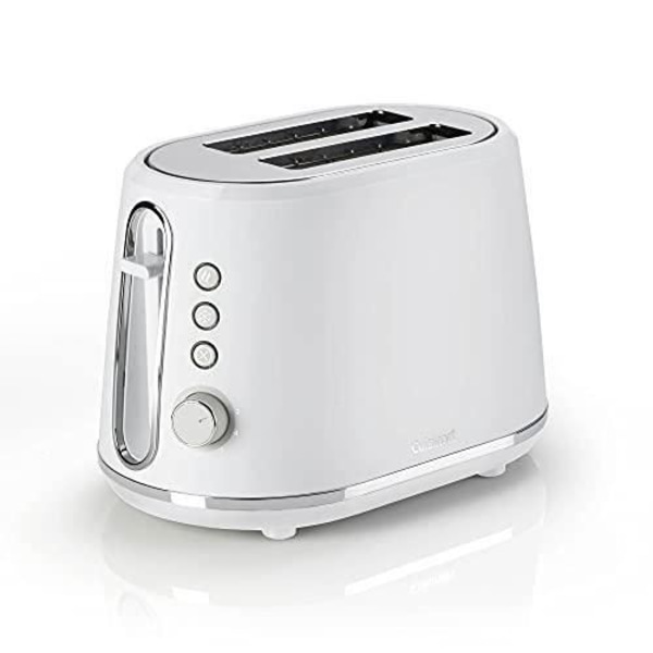 CUISINART CPT780WE Brödrost - 2 skivor, 7 bryningsnivåer, avfrostningsfunktion - Grus Grus