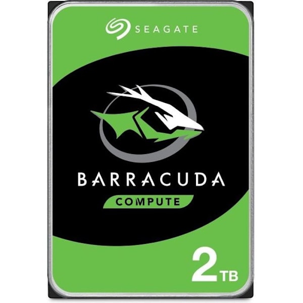 SEAGATE - Sisäinen HDD-kiintolevy - BarraCuda - 2TB - 7200 rpm - 3,5"