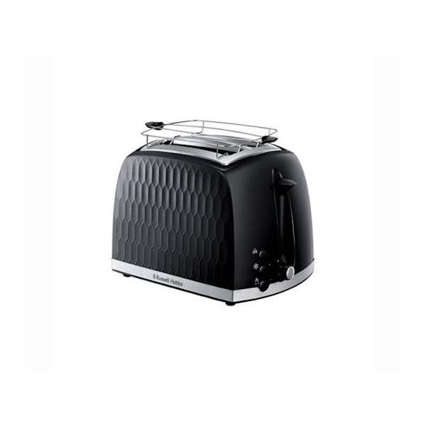 Russell Hobbs Honeycomb 2 skive brødrister, sort