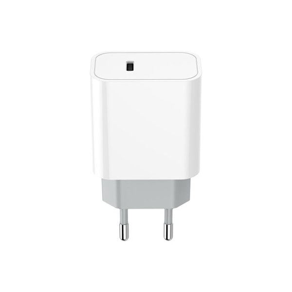 Laddare Priza Typ-C, 20 W, automatisk identifiering - ColorWay (CW-CHS026PD-WT) - Vit