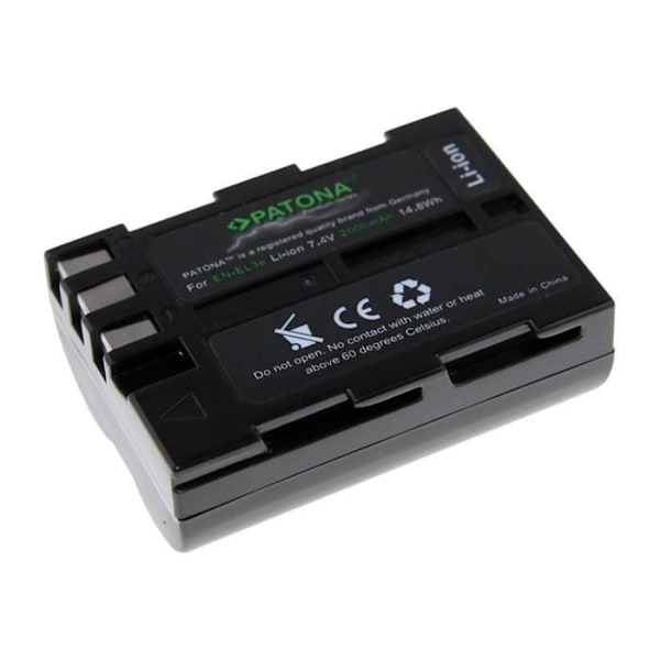 PATONA Premium -sarjan 2000 mAh Li-Ion -kameran akku malleihin Panasonic Lumix G DC-GH5, GH5L, GH5M, DMC-GH3H, GH3WA, GH4,…