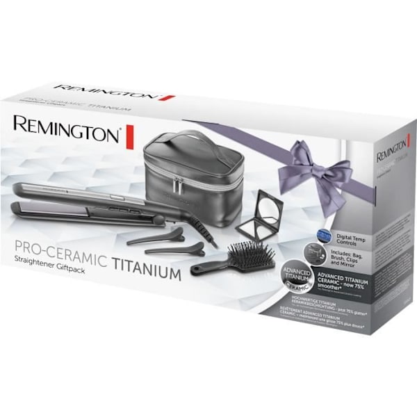 Remington S5506GP hårsæt, glattejern, avancerede keramiske titanplader - 6 stk.