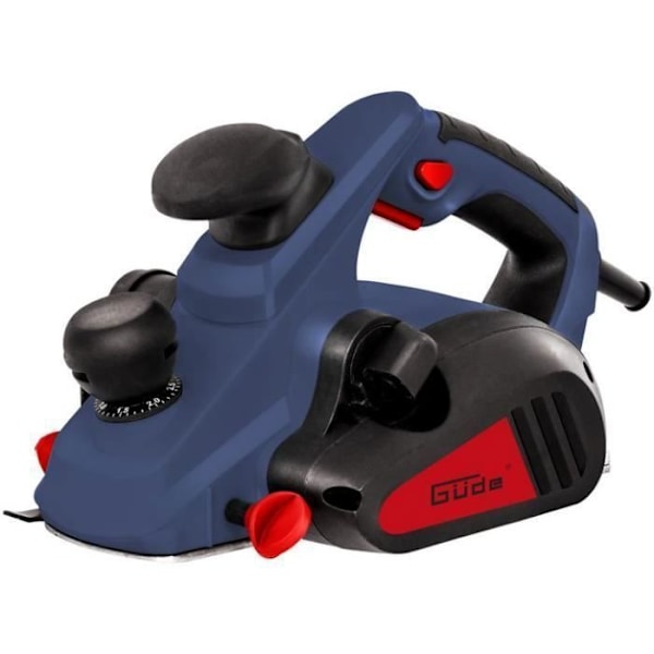 GUDE 850 W el-høvl - 58118 - Bredde 82 mm - Dybde 0-3 mm - Tykkelse 0-13 mm