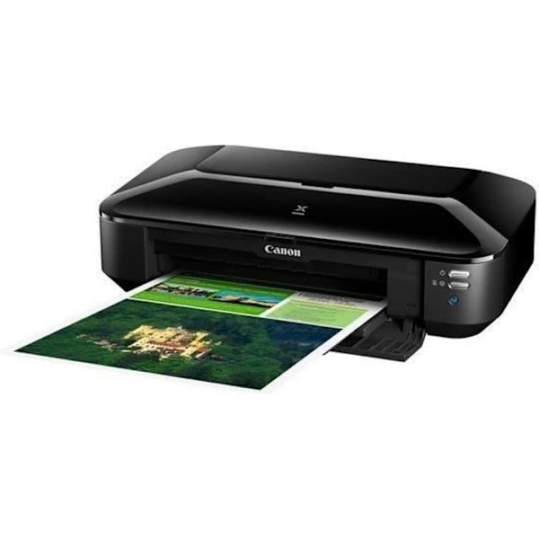 Tulostin - CANON PIXMA iX6850 - Toimisto- ja valokuvamustesuihkutulostin - 5 yksittäistä mustesäiliötä - Väri - WIFI - Musta