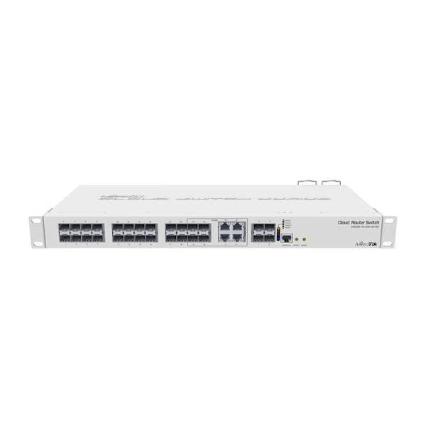 MIKROTIK CRS328-4C-20S-4S+RM hallittu verkkokytkin - L2/L3 - 1U - Valkoinen Valkoinen
