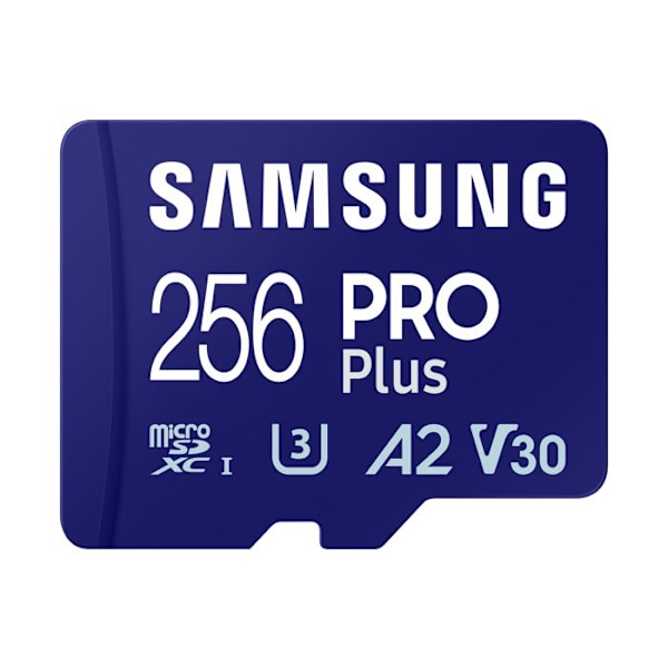 Samsung 256GB Pro Plus Micro SDXC-minneskort (2023) upp till 180/130MB/s