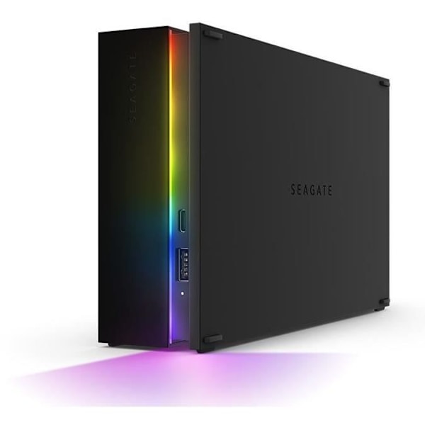 SEAGATE 8TB FireCuda Gaming Hub-harddisk + tilpasselig RGB - Razer Chroma-kompatibel