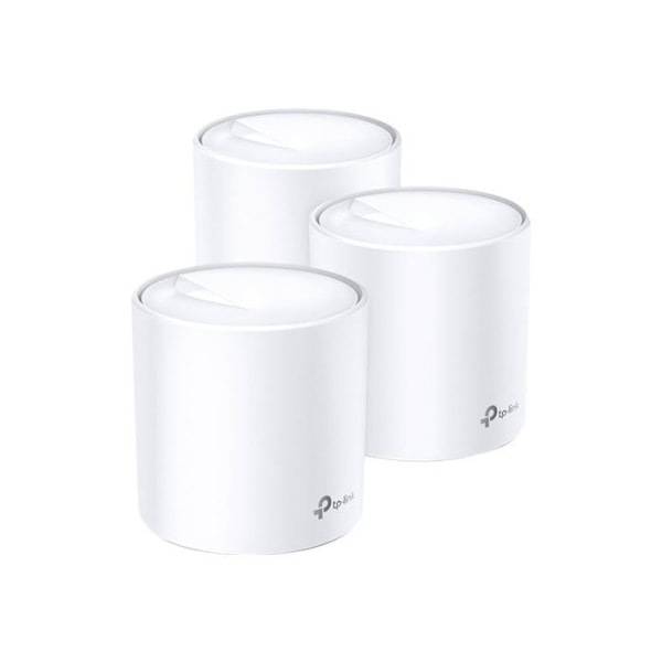 WiFi 6 Mesh AX5400 Mbps - TP-Link Deco X60(3-pack) - WiFi 6-system för hela hemmet - 660° WiFi-täckning
