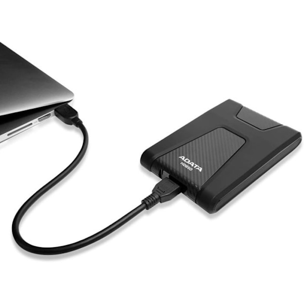 ADATA HD650 4000GB ekstern harddisk - Sort, kul - USB 3.1 - Stødsikker
