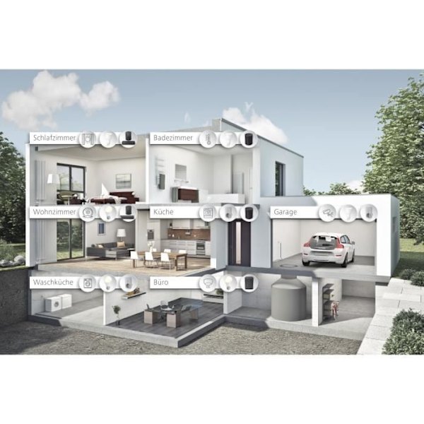WLAN LED LOFTSLYS ''GLITZER'', COM. VOC.-APP., INT. LUM. JUSTERING 27X27