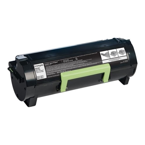 Lexmark 602H sort tonerpatron med høj kapacitet til MX310, MX410, MX510, MX511, MX611