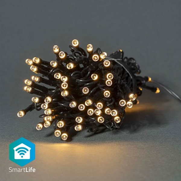 Nedis dekorative LED SmartLife | WIFILX01W200 |200 lysdioder Sort