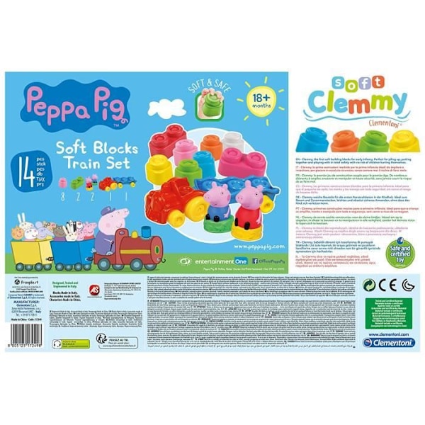 Clemmy Set Peppa Pig Flerfärgad